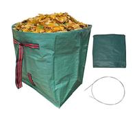 Sacs à déchets de jardin - Tissu de bâche robuste | Conteneur de jardin de grand volume avec une forme verticale à prise ferme et un support fiable pour le stockage des branches, l'élimination des déc