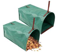 Sacs à Déchets Verts - Sac Pliable de Grande Capacité | 2 Pièces 270L Sacs De Jardin Nettoyage Des Débris | Pour Branches Extérieur Camping Cuisine Propriété
