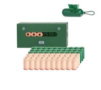Sacs à Déjections Canines | 60 Rouleaux Support Étanche Avec Distributeur - Sacs pour Déjections Canines | Pour Chiot Extérieur Voyage Marche Appartement Camping Litière Chat Poubelle