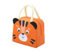 Sacs à déjeuner isothermes, joli sac fourre-tout, petit sac isotherme pour le travail, le pique-nique avec sangles pour sac à main (orange, taille unique)