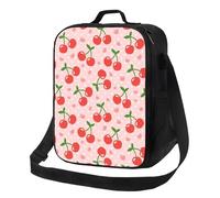 Sacs à déjeuner isothermes pour homme et femme - Boîte à déjeuner mignonne rose pour adulte - Petit sac fourre-tout isotherme avec bandoulière réglable