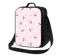 Sacs à déjeuner isothermes pour homme et femme - Jolie boîte à déjeuner pour adulte - Sac isotherme doux avec bandoulière réglable - Petit sac fourre-tout à déjeuner avec bandoulière réglable