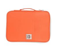 Sacs à documents A4, organisateur de portefeuille universel, sac de fichiers pour ordinateur portable, équipement de voyage, dossier de fichiers, accessoires électroniques, sac (Orange)