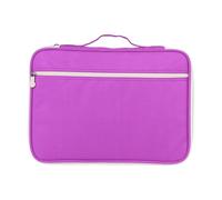Sacs à documents A4, organisateur de portefeuille universel, sac de fichiers pour ordinateur portable, équipement de voyage, dossier de fichiers, accessoires électroniques, sac (Violette)