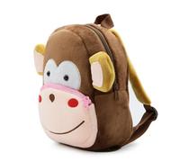 Sacs À Dos De Maternelle Pour Enfants De 2 À 4 Ans, Avec Animaux En Peluche 3d, Sacoches D'École En Forme De Singe, De Dessin Animé, Pour Garçons Et Filles