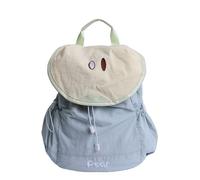 Sacs à dos de voyage, cartable esthétique,-Poire de canard bleu