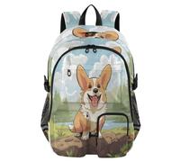 Sacs à dos d'école corgi gallois mignons pour adolescentes filles sacs à dos pour ordinateur portable