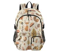 Sacs à dos d'école motif cerf des bois pour adolescentes