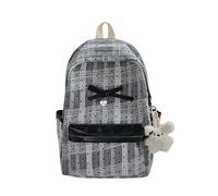 Sacs à dos d'école pour ordinateur portable Sacs à dos Collège Collège Sacs à livres Sacs de voyage Sacs à dos de jour Sacs à dos de travail Sacs à dos décontractés pour l'école, Noir