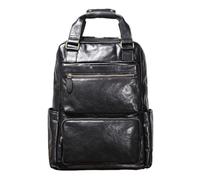 Sacs à dos en cuir pour homme Sac à dos multifonctionnel en cuir for homme, de vachette, idéal for les voyages et l'alpinisme plein air, grand format, compatible avec un ordinateur portable 16 pouces