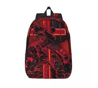 Sacs à dos en toile personnalises avec papier peint de bandes dessinées pour hommes et femmes, cartable pour l'université, les écoles et les sacs Daredevil Noir