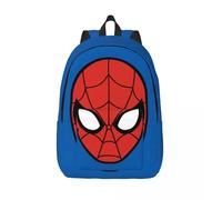 Sacs à dos en toile personnalises Spider-Man Head pour hommes, femmes, ecoliers, etudiants, cartable, compatible avec les ordinateurs portables de 15 pouces Noir
