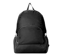 Sacs à dos femmes élégant grand pour voyage, alpinisme, tissu imperméable, sac de peau de sport, sacs à dos de deux sacs à dos cargo, Noir , taille unique