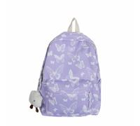 Sacs à Dos Filles Adolescents Pas Cher Sac à Dos Scolaire Papillon Mignon Sac à Livre, Cartable avec Accessoires Mignon Sac à Dos Esthétique pour Personnalisé Enfants Sacs à Dos Filles, lilas, taille