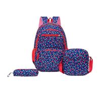 Sacs à dos filles Sacs à dos filles 15 Style floral Sacs d'école Convient pour l'école Collège École secondaire Filles Grands sacs à dos pour l'école, bleu, Einheitsgröße, Sac à dos daypack