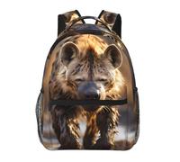 Sacs À Dos Hyène Solitaire Sacs D'École Quotidienne Polyvalent Cartable, Pour Randonnée, Business, Travail