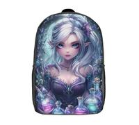 Sacs à dos imprimés en 3D « Gardien de potions enchantées » pour enfants, sacs d'école, jolis sacs de voyage, sacs à dos décontractés pour garçons, élèves du primaire et du collège, 43 cm (17 pouces).