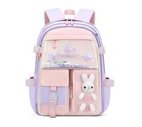 Sacs à dos Kawaii pour filles - Capacité : sacs d'école primaire, a-violet, L, Mignon