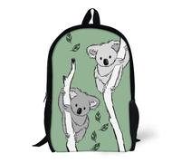 Sacs à dos Koala, je ne l'ai jamais vu-bi-vore ! Sac d'école de 17 pouces