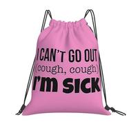 Sacs à dos Mean Girls I Can't Go Out, I'm Sick, multifonctions, portables, avec cordon de serrage, sac de sport, sacs à livres pour étudiants en voyage
