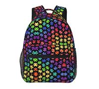 Sacs à dos multi-usages antivol grande capacité cartable coloré sensibilisation à l'autisme art voyage randonnée et camping sac à dos avec sangles rembourrées