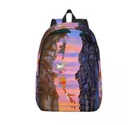 Sacs à dos personnalises en toile avec impression 3D de mes amis Tigrou et Winnie l'ourson, pour garcons et filles, pour l'ecole, les voyages, les livres, pour ordinateur portable Noir