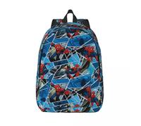 Sacs à dos personnalises en toile Spider Cobweb Hero pour femmes, hommes, ecoliers, etudiants, cartable pour ordinateur portable 15 pouces. Sacs Spider Man Noir