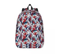 Sacs à dos personnalisés en toile Spider Man Super Hero pour femmes et hommes, cartable pour étudiants, compatible avec les ordinateurs portables de 15 pouces Noir