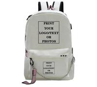 Sacs À Dos Personnalisés Personnalisez Votre Logo Nom Image Cartable Adolescent Enfants Mode Sacs À Dos Personnalisés Sac À Dos De Voyage Color2,45×32×15cm