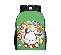 Sacs à dos Pochacco Disney personnalisés pour femmes, hommes, écoliers, étudiants, cartable pour ordinateur portable 15 pouces, sacs Sanrio Noir