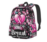 Sacs à dos pour adultes, sac à dos pour ordinateur portable 15 pouces, sac de voyage léger pour hommes et femmes, cadeaux pour la Journée de sensibilisation au cancer du sein