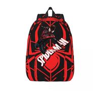 Sacs à dos pour enfants, cool et amusants, pour le travail, le bureau, grande capacité, Marvel Spider Man, pour le personnel de bureau, pour les cadeaux Noir