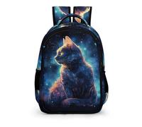 Sacs À Dos Pour Enfants, Galaxy Chat Imprimé Sac À Dos Animal Chat Thème Sac À Dos Sac Enfants Dessin Sac À Dos Sac Étudiant CArtable Pour Enfants Primaire