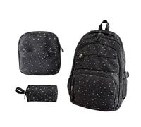 Sacs à dos pour filles avec trousse à crayons, cartable imperméable | avec boîte à lunch et cartable collège pour plein air, extérieur, randonnée, gym, fitness, sports, université, collège,