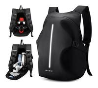 Sacs à Dos pour Homme,Sac à Dos Moto,étanche avec Grande capacité,Sacs pour Ordinateur Portable,Sacs de Voyage,Sacs d'école,Noir