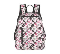 Sacs à dos pour ordinateur portable, motif chats mignons, adorables chatons, cœur, papillon, sac à dos de voyage, sac à dos de sport, sac à bandoulière léger, grands sacs de travail avec plusieurs poc