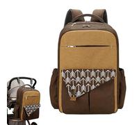 Sacs à dos - sacs à dos pour sacs à couches | Sac à couches imperméable multifonction à deux couches | Sac à dos Mommy Alevato Mammy Impossible pour l'extérieur - Sacs à bandoulière de momie de voyage