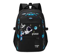 Sacs à dos spatiaux pour garçons et filles avec pendentif astronaute, A02-noir., 33(L)*19(W)*47cm(H)