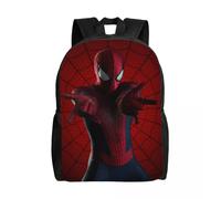 Sacs à dos Spider-Man personnalisés pour hommes, femmes, étudiants, cartable, compatible avec les ordinateurs portables de 15 pouces Noir