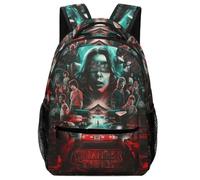 Sacs à dos Stranger Things, cartable, sac à dos décontracté, pour voyage, randonnée - XTYD4809 Noir