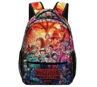 Sacs à dos Stranger Things, cartable, sac à dos décontracté, pour voyage, randonnée - XTYD4838 Noir