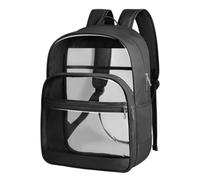 Sacs À Dos Transparents Pour L'École Imperméable en PVC Réglable avec | Cartable Transparent Scolaire pour de Plus de 7 Ans École Randonnée Exploration en Plein