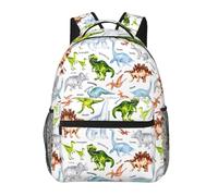 Sacs À Dos Trésors Intemporels Du Monde Des Dinosaures Sacs Décontracté Loisir Polyvalent Cartable Grande Capacité, Pour Activités, Travail, Voyages