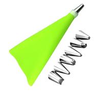 Sacs à douille et douilles pour cupcakes - Ensemble complet de décoration de gâteaux, sacs en silicone réutilisables avec coupleur, conception flexible et durable | Outils de cuisson DIY pour biscuits