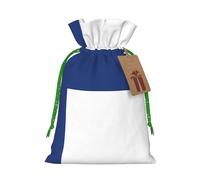 Sacs à dragées avec cordon de serrage imprimé drapeau finlandais, sacs de vacances, sacs à friandises, sacs à friandises de Noël