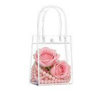 Sacs à dragées réutilisables - Emballage transparent portable avec fermeture refermable, friandises d'anniversaire avec design transparent, sac à dragées de fête, emballage cadeau pour la