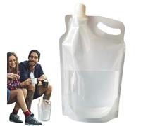 Sacs à eau | Bouteille d'eau pliable 2L Sac d'hydratation de voyage Conteneurs d'eau - Sacs d'eau potable réutilisables pour le cyclisme, les voyages sportifs, la randonnée, le cyclisme