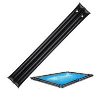 Sacs À Eau Pour Couverture De Piscine - Tube Noir À Double Rangée En PVC 94,49 X 11,81 Pouces, Poids D'hiver Étanches | Accessoire De Protection De Piscine Pour Résidences De Vacances, Gardiens De Pro