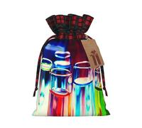 Sacs à essai de chimie avec cordon de serrage, respectueux de l'environnement, emballage cadeau d'anniversaire