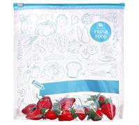 Sacs à fermeture éclair pour aliments - EXCELLENT HOUSEWARE - 3 L (10 pcs) - 28 5x27 cm - Étanches - Transparent